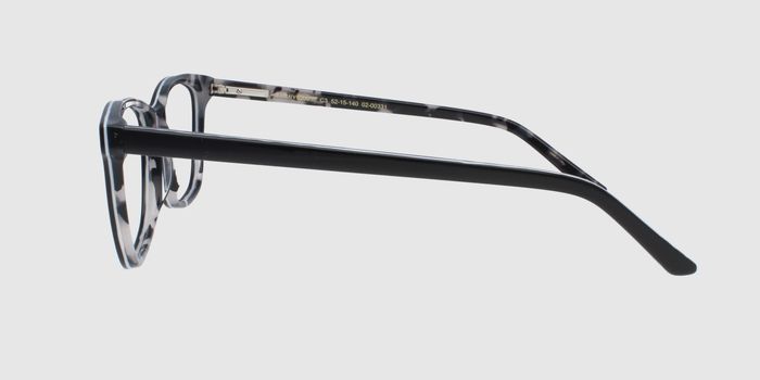  Black Full rim Square Eyeglasses for Men and Women