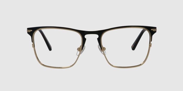  Black Full rim Square Eyeglasses for Men