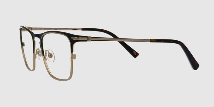  Black Full rim Square Eyeglasses for Men