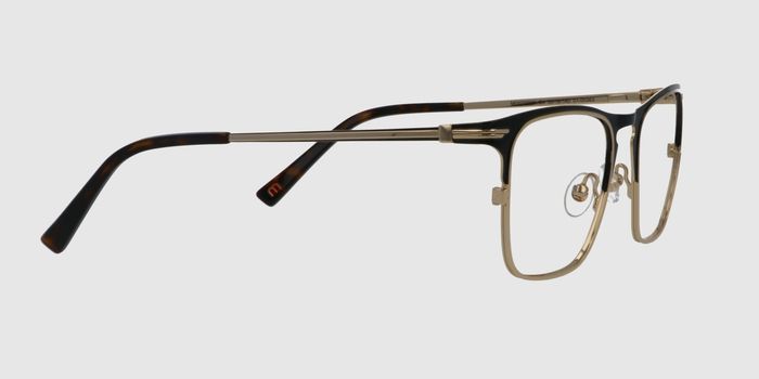  Black Full rim Square Eyeglasses for Men