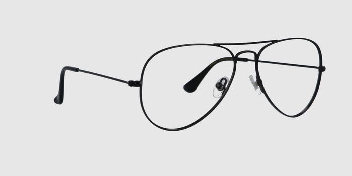  Black Full rim Aviator Eyeglasses for Men and Women
