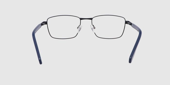  Black Full frame Rectangle Eyeglasses for Men and Women