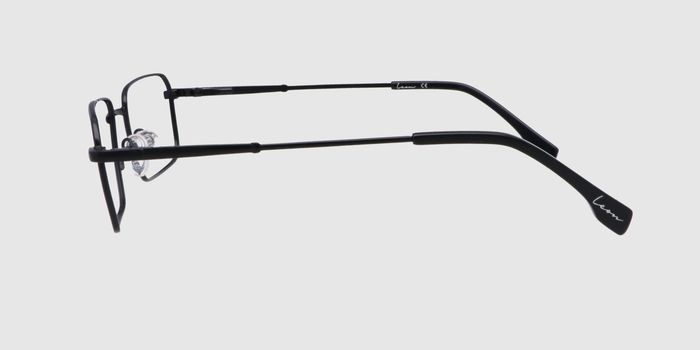  Black Full frame Rectangle Eyeglasses for Men and Women