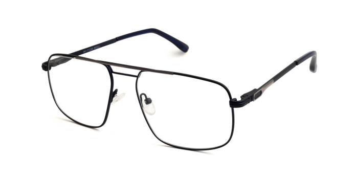  Blue Full Frame Square Eyeglasses for Men and Women