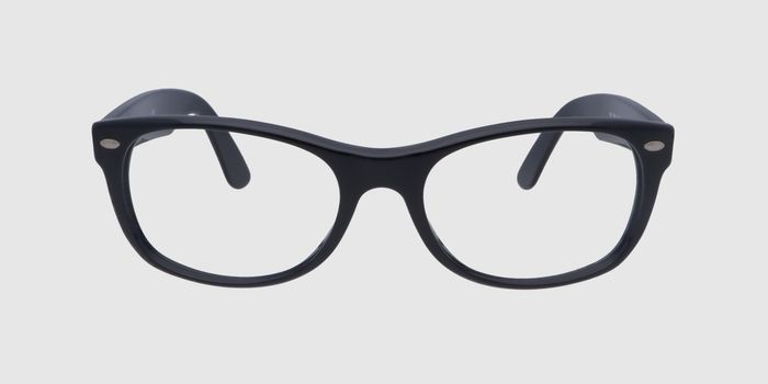  Black Full frame Oval Eyeglasses for Women