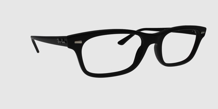  Black Full rim Square Eyeglasses for Men