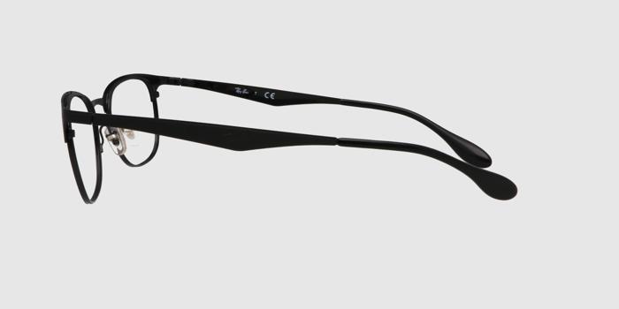  Black Full frame Oval Eyeglasses for Men