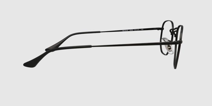  Black Full frame Hexagon Eyeglasses for Men and Women