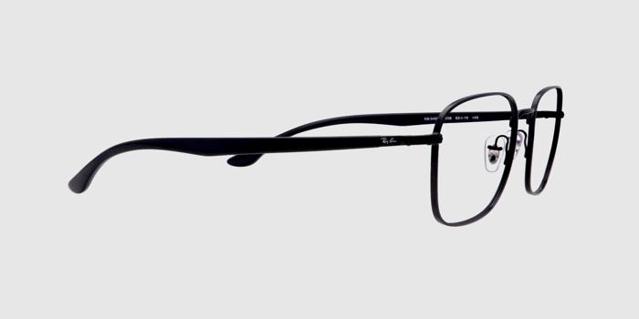  Black Full frame Square Eyeglasses for Women