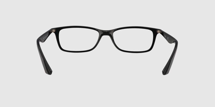  Black Full frame Rectangle Eyeglasses for Men