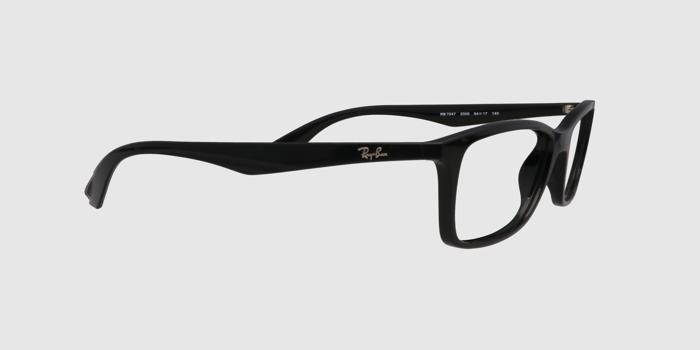  Black Full frame Rectangle Eyeglasses for Men