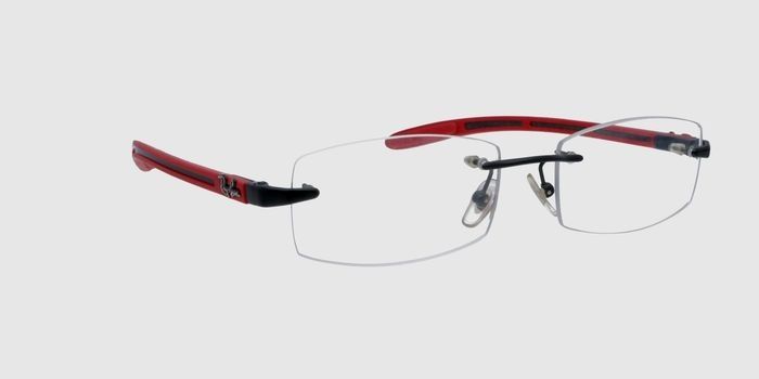  Black Rimless Rectangle Eyeglasses for Men and Women