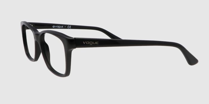  Black Full frame Rectangle Eyeglasses for Women