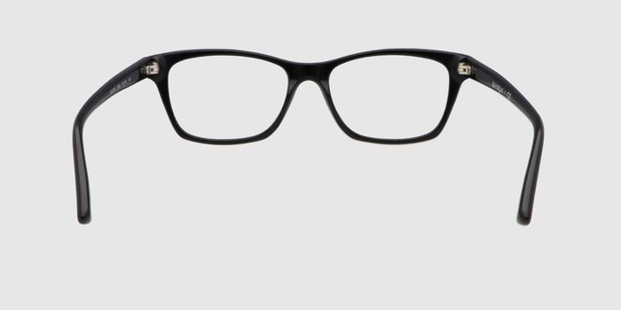  Black Full frame Rectangle Eyeglasses for Women