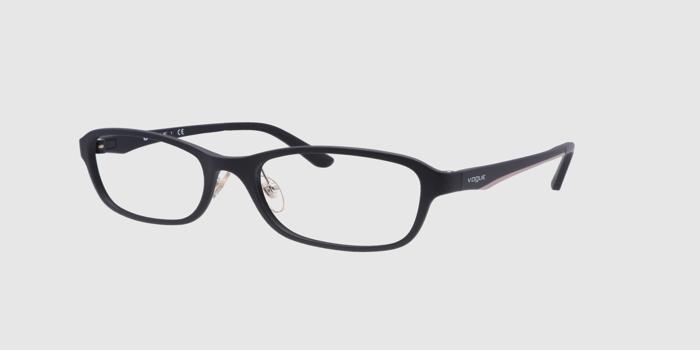  Black Full frame Rectangle Eyeglasses for Women