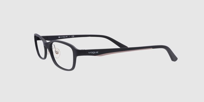  Black Full frame Rectangle Eyeglasses for Women