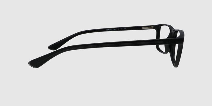  Black Full frame Rectangle Eyeglasses for Men
