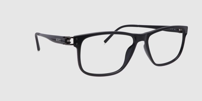  Black Full frame Rectangle Eyeglasses for Women
