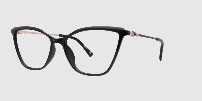  Black Full frame Butterfly Eyeglasses for Women