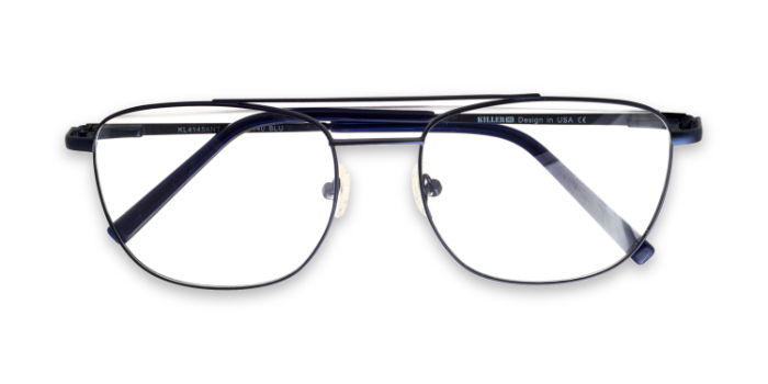 KILLER Blue Full Frame Square Eyeglasses for Men and Women