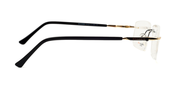 KILLER Black Rimless Rectangle Eyeglasses for Men and Women