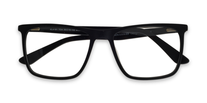 KILLER Black Full Frame Wayfarer Eyeglasses for Men and Women