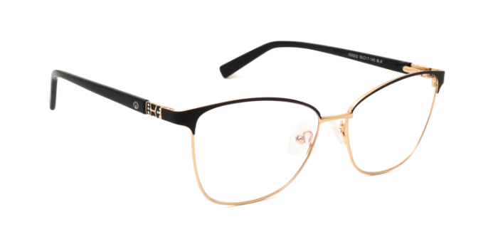 INTEGRITI Black Full Frame Square Eyeglasses for Men and Women