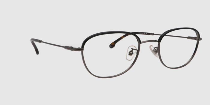  Black Full frame Oval Eyeglasses for Women