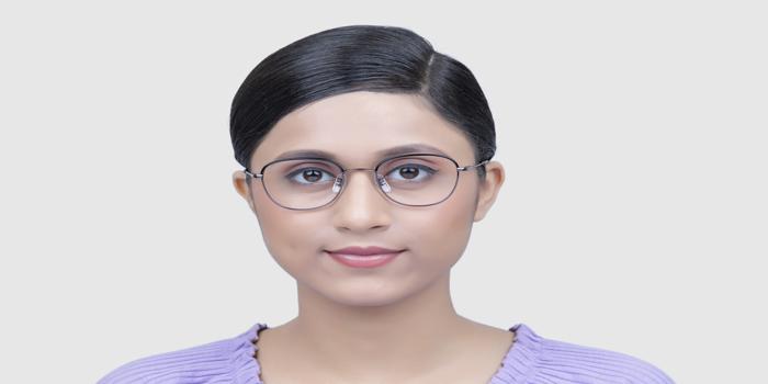  Black Full frame Oval Eyeglasses for Women
