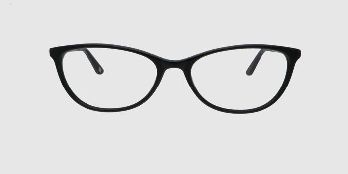  Black Full frame Cat eye Eyeglasses for Women