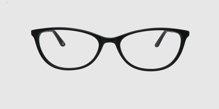  Black Full frame Cat eye Eyeglasses for Women