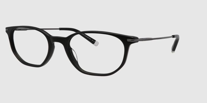  Black Full frame Oval Eyeglasses for Women