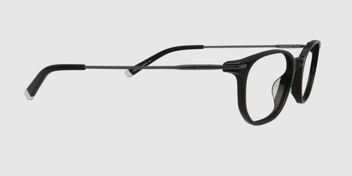  Black Full frame Oval Eyeglasses for Women