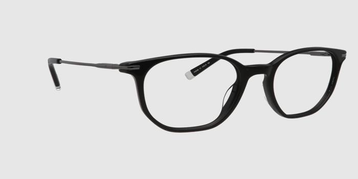  Black Full frame Oval Eyeglasses for Women