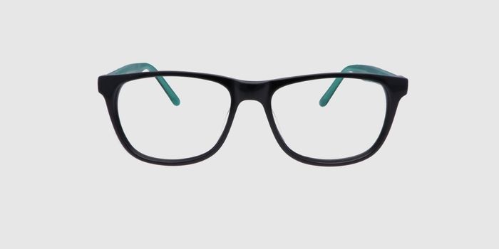  Black Full frame Wayfarer Eyeglasses for Men