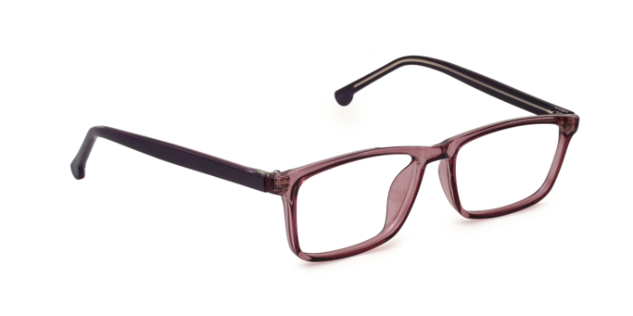  Pink Full Frame Rectangle Eyeglasses for Women