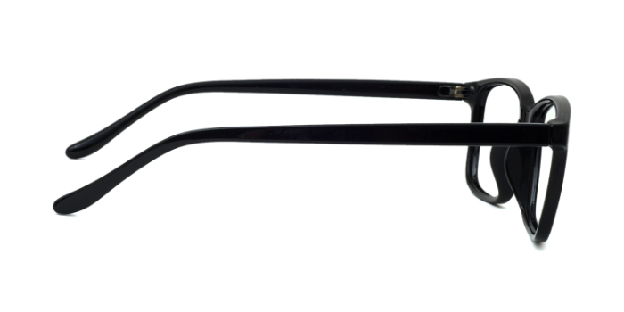  Black Full Frame Rectangle Eyeglasses for Men and Women