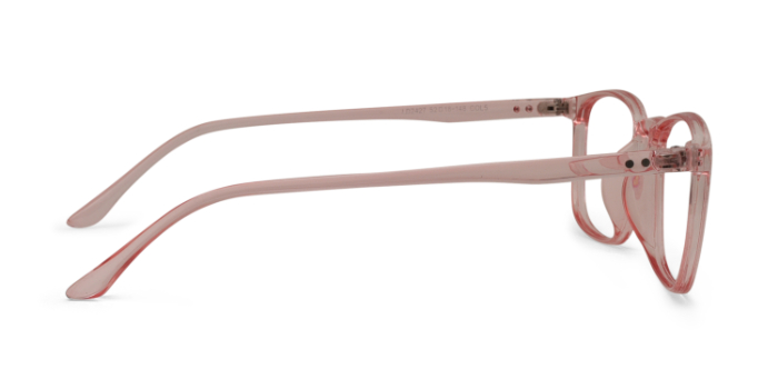  Pink Full Frame Rectangle Eyeglasses for Women