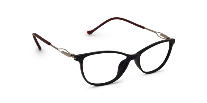  Black Full Frame Cateye Eyeglasses for Women