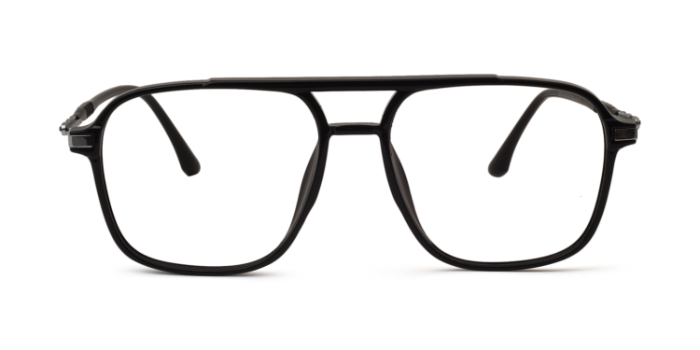MIRAR by EyeMyEye E12B11054 Black Full Frame Aviator Eyeglasses for Men and Women