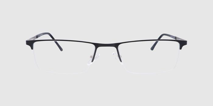 Provo Transparent Half Frame Rectangle Eyeglasses E12B1309055 @ ₹1990