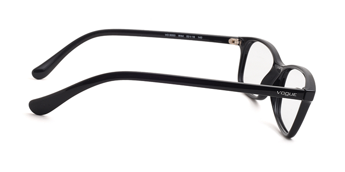 VOGUE Black Full Frame Rectangle Eyeglasses for Women