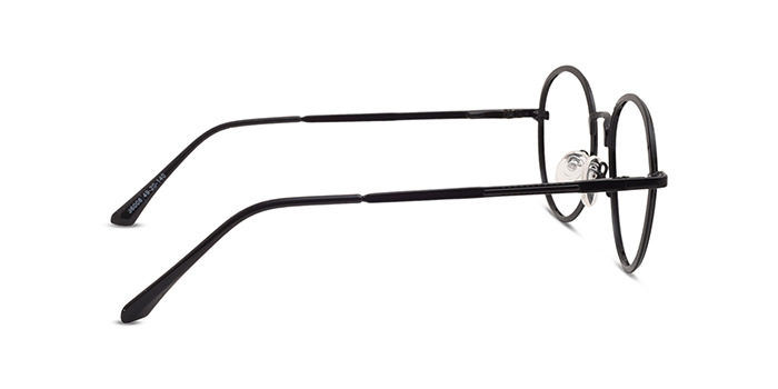  Black Full Frame Round Eyeglasses for Men and Women