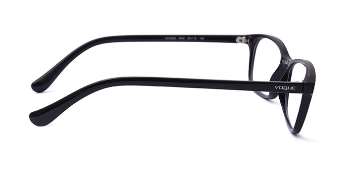 VOGUE 0VO5053 IN VOGUE Black Full Frame Square Eyeglasses for Women