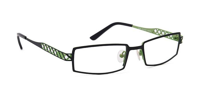  Black Full Frame Rectangle Eyeglasses for Men and Women