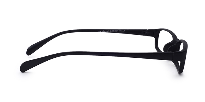  Black Full Frame Rectangle Eyeglasses for Men and Women