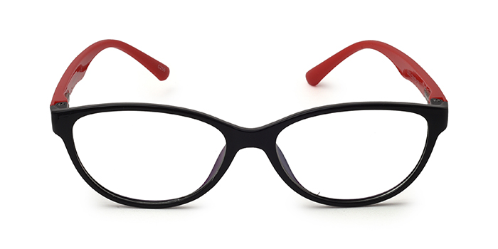  Black Full Frame Cateye Eyeglasses for Women