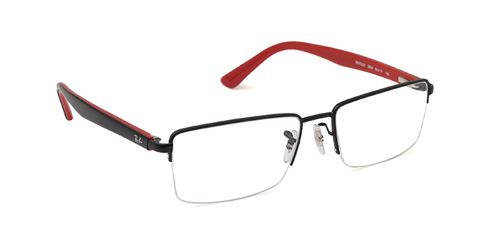 Semi rimless glasses outlet ray ban