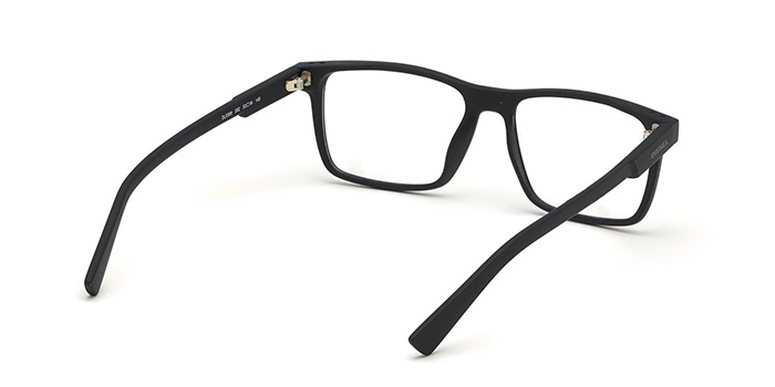 Diesel Black Full Frame Rectangle Eyeglasses for Men and Women