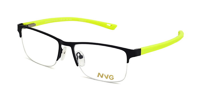 25 Nvg Clear Half Frame Wayfarer Eyeglasses E12b5525 ₹1490 3900